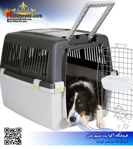 فروش باکس حمل چرخ دار گالیور 5 یاتا شرکت استفان پلاست Stefanplast Pet Carrier Gulliver 4 IATA dark gray light gray