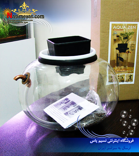 فروش تنگ ماهی کروی جدید با شیر تخلیه مدل G6000 آکوا زن