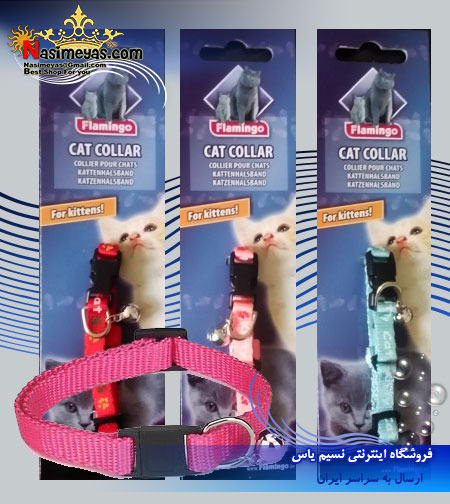 فروش قلاده بچه گربه فلامینگو