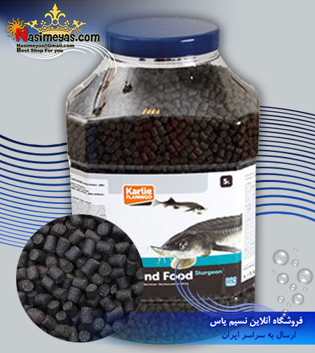 غذای گرانول پوند 5 لیتری ماهیان کوی و خاویاری شرکت فلامینگو