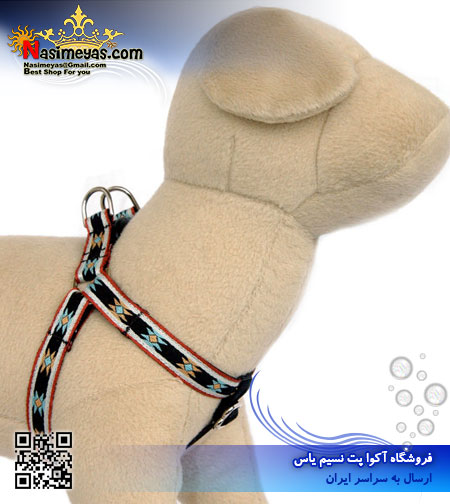 فروش قلاده بدنی سایز 1 با بند قلاده برزنتی لی لی پت lilipet