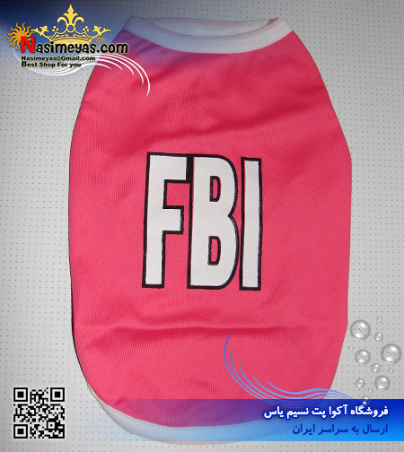 فروش تی شرت سگ و گربه سایز 2 صورتی