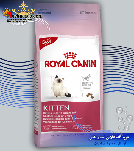 فروش غذای خشک کیتن برای بچه گربه های تا 12 ماه 2 کیلوگرم رویال کنین royal canini فرانسه