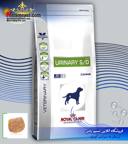 فروش غذای سگ مخصوص دفع سنگ استروویت در ادرار اریناری 2 کیلوگرم رویال کنین royal canini فرانسه