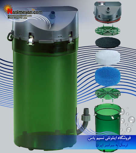فروش فیلتر سطلی برای 250 لیتر آب شور و آب شیرین ایهایم , EHEIM Classic 600