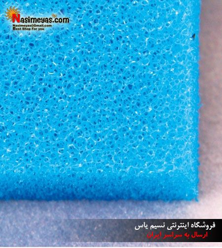 فروش پد متخلخل نرم و ظریف آب شور و آب شیرین جی بی ال - JBL Filterschaum blau fein 50x50x5cm