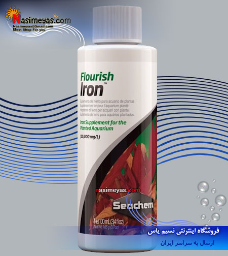 محلول مکمل فلوریش آهن 500 میل سیکم seachem Flourish iron