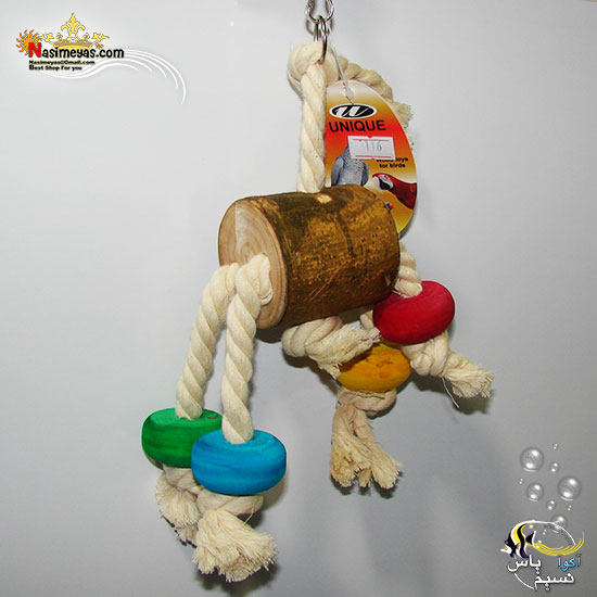 اسباب بازی پرنده چوب و طناب کد 1116