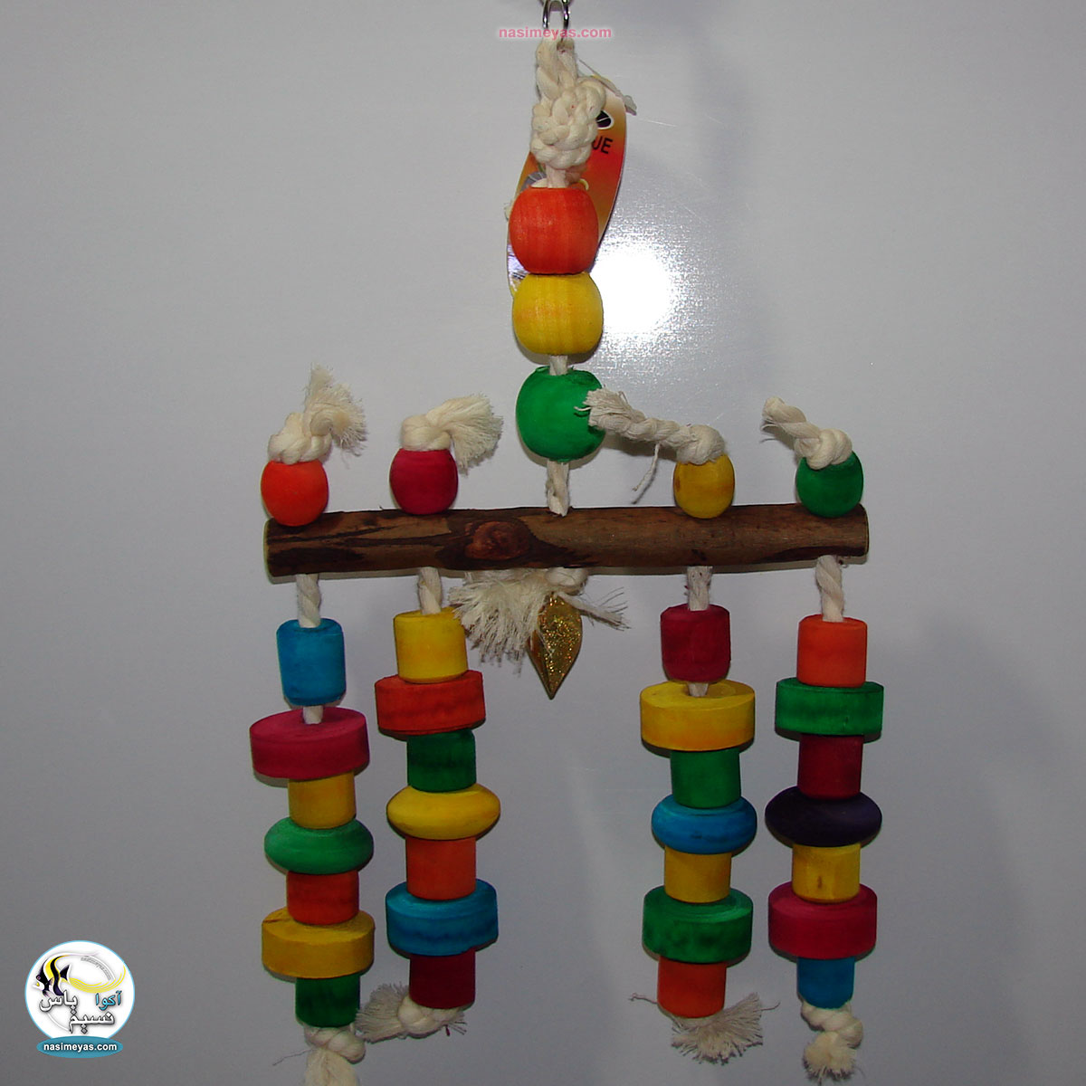 اسباب بازی پرنده چوب و طناب کد ,Toys for ornamental birds 1014