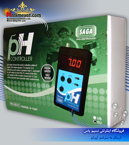 نمایشگر دیجیتال pH مدل 301C شرکت ساگا saga