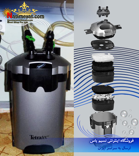 فروش فیلتر سطلی EX-2400 آب شور و آب شیرین تترا , Tetra tec external filter ex-2400