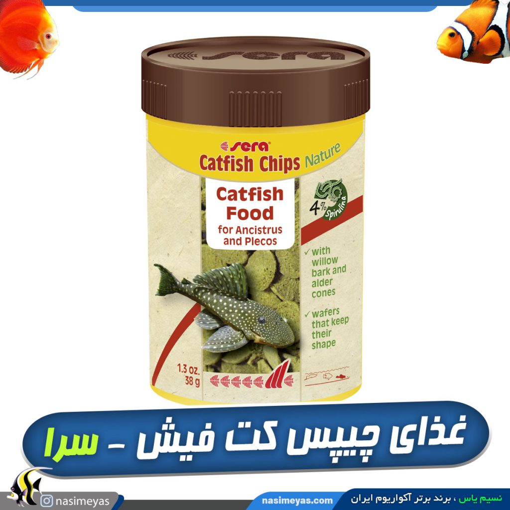 غذای طبیعی کت فیش چیپس نیچر سرا