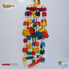 اسباب بازی پرنده آویز چوبی بزرگ کد ۱۰۸۸