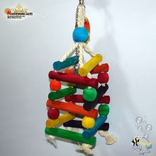 اسباب بازی پرنده چوب و طناب کد ۱۰۱۸
