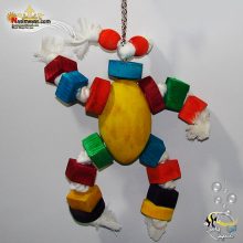 اسباب بازی پرنده طرح آدمک چوبی کد ۱۰۱۶