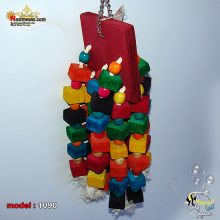اسباب بازی پرنده آویز چوبی کد ۱۰۹۰