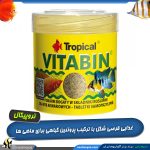 غذای قرصی با پروتئین گیاهی ویتابین تروپیکال
